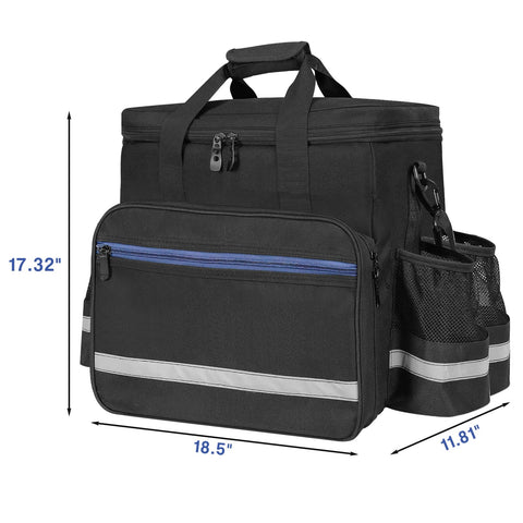 ORKELS Buddy Heater Case reflective strips increase visibility in low light.