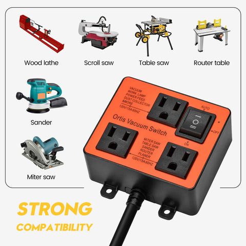 Ortis compatible tools range including saws, routers, and sanders