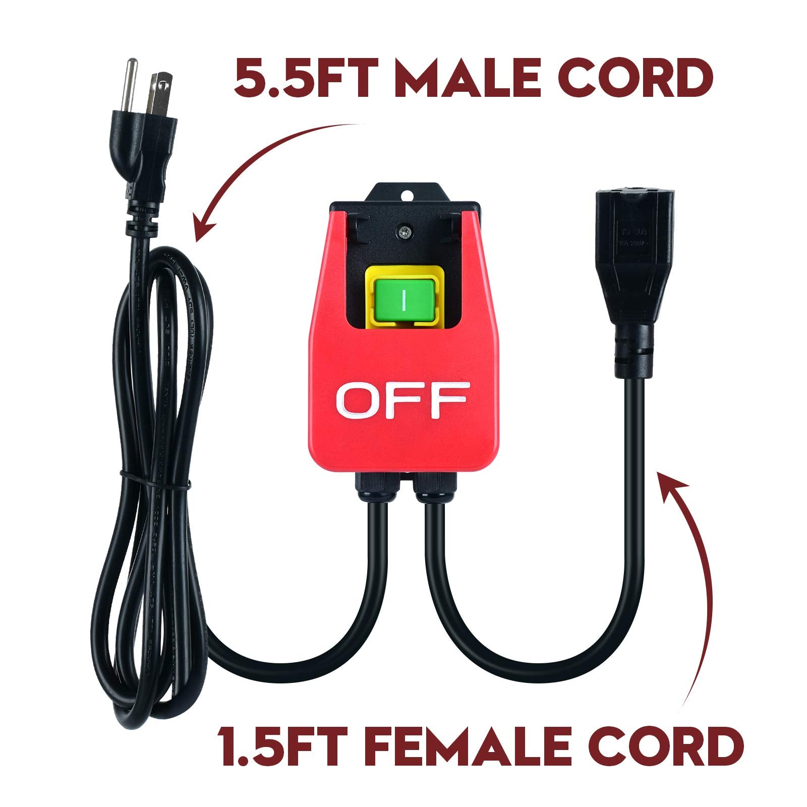 Ortis router-table-switch wiring with two cords simplifies installation