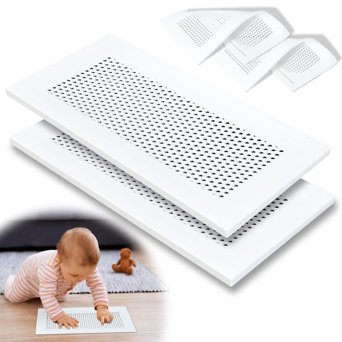 Orzbow vent cover installation demonstrates a secure fit and safe airflow.