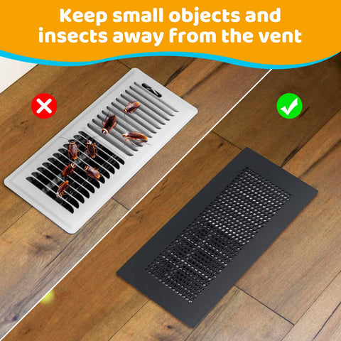 Orzbow vent cover with small-hole design blocks small items while maintaining airflow