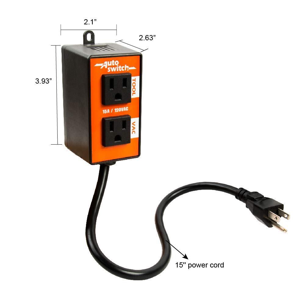 O'SKOOL PTA08 automatically activates the vacuum when the tool starts