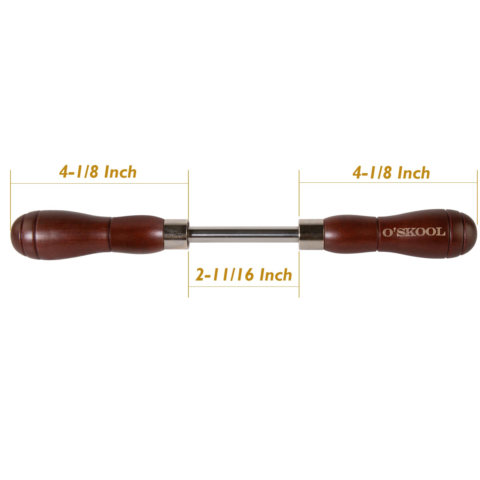 O'SKOOL Scraper Burnisher dual-handle beech for stable, controlled pressure.