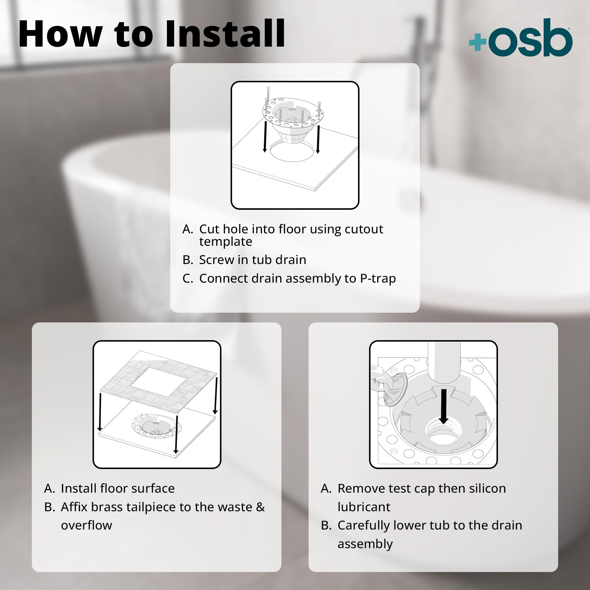 OS&B ITD35 fits 8/10 joist spaces for easy placement in compact bathrooms.