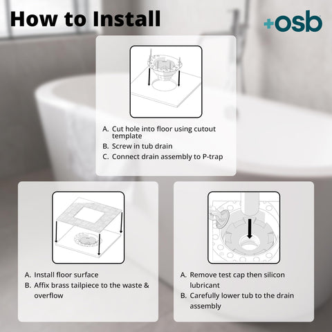 OS&B ITD35 fits 8/10 joist spaces for easy placement in compact bathrooms.