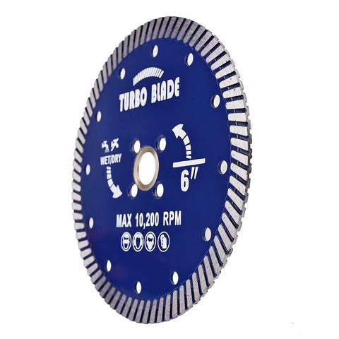 OSCEH turbo blade delivering precise marble cuts with minimal chipping