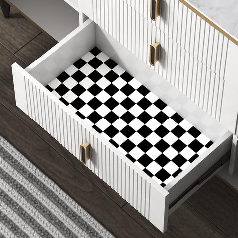 OSECAGE lattice grid wallpaper simplifies precise cuts for DIY projects.