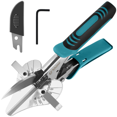 O'Shine Ratchet Miter Shear with ergonomic handle for comfortable long cuts
