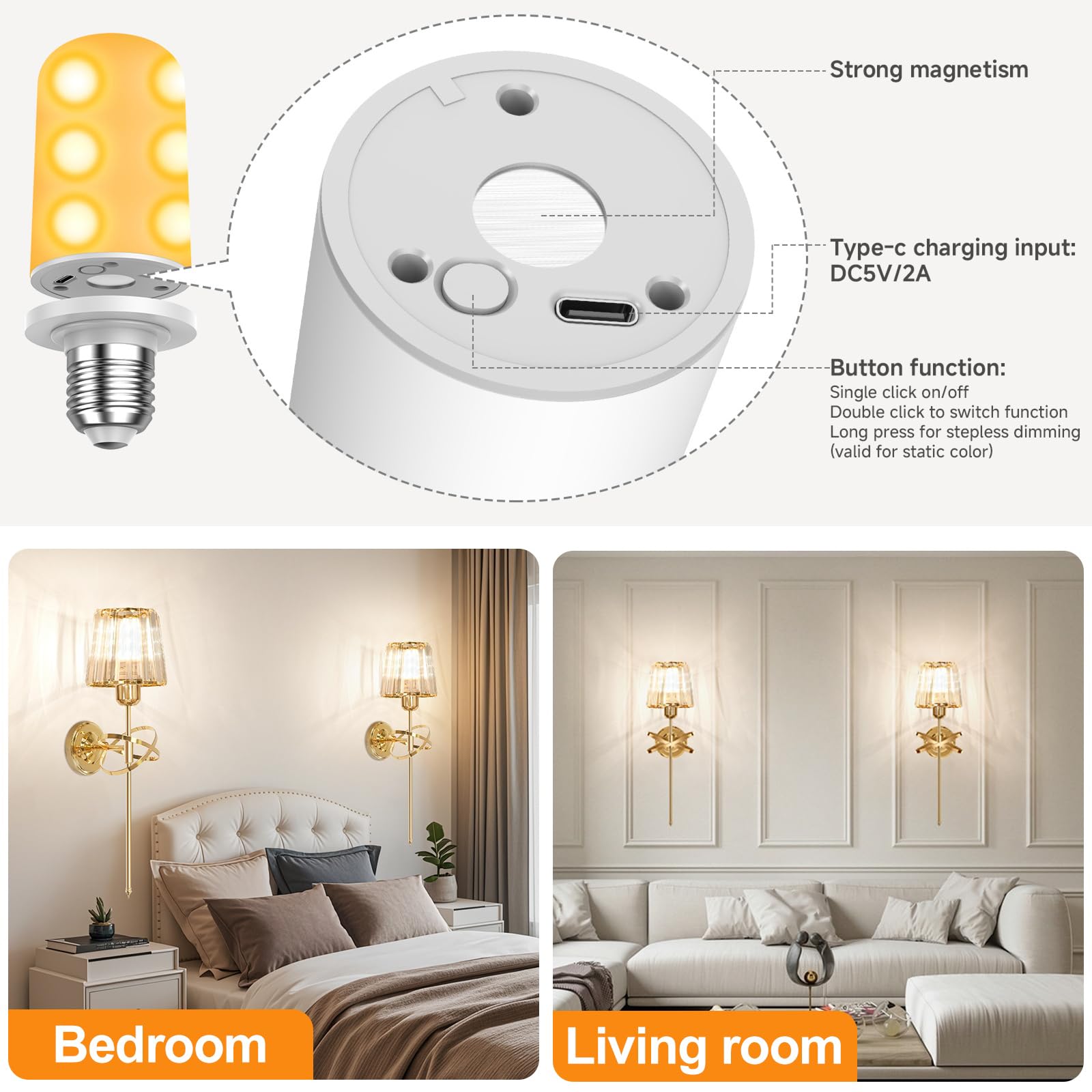 Two-pack OSIDEN wall sconces showcasing balanced design
