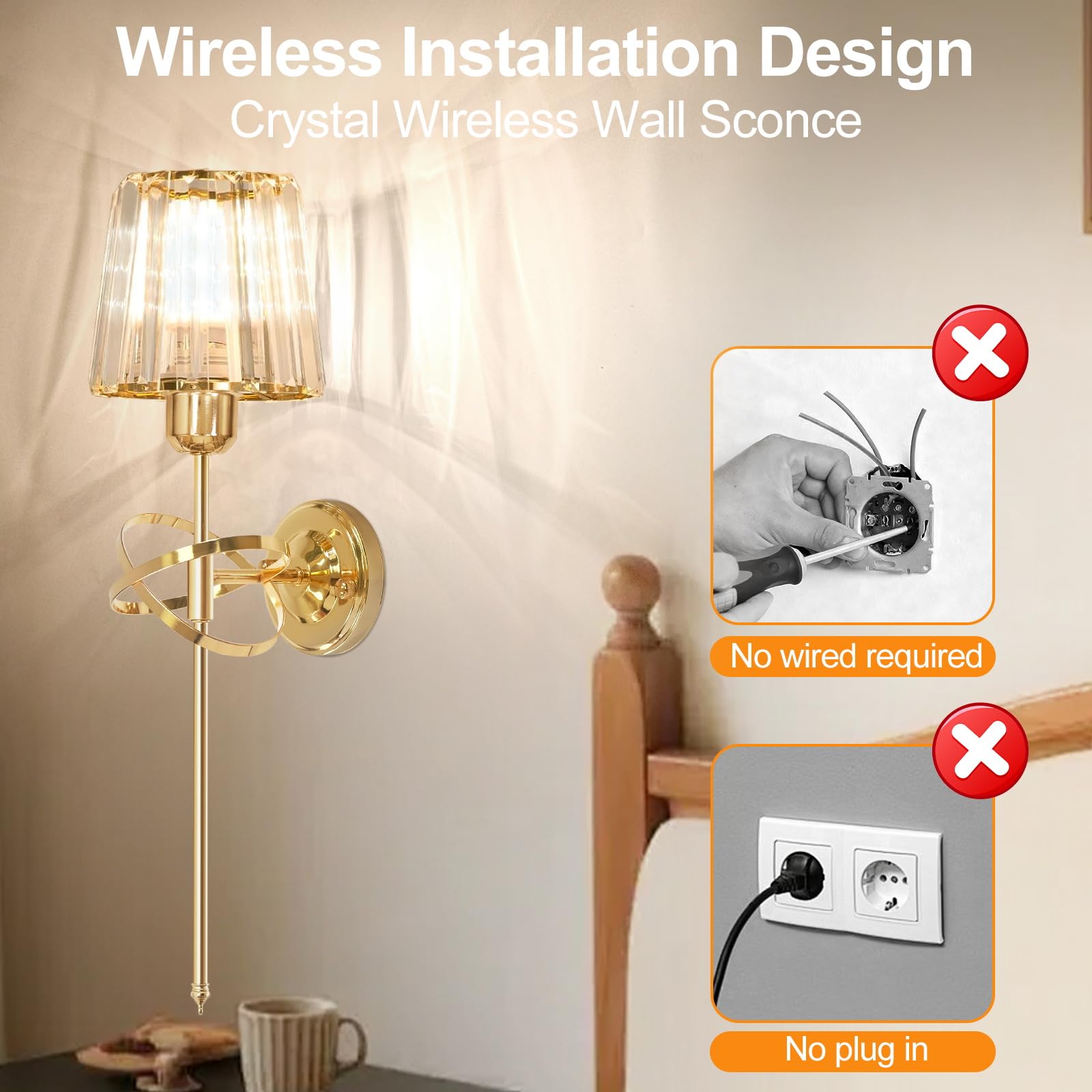 Timer and memory functions on OSIDEN wall sconces
