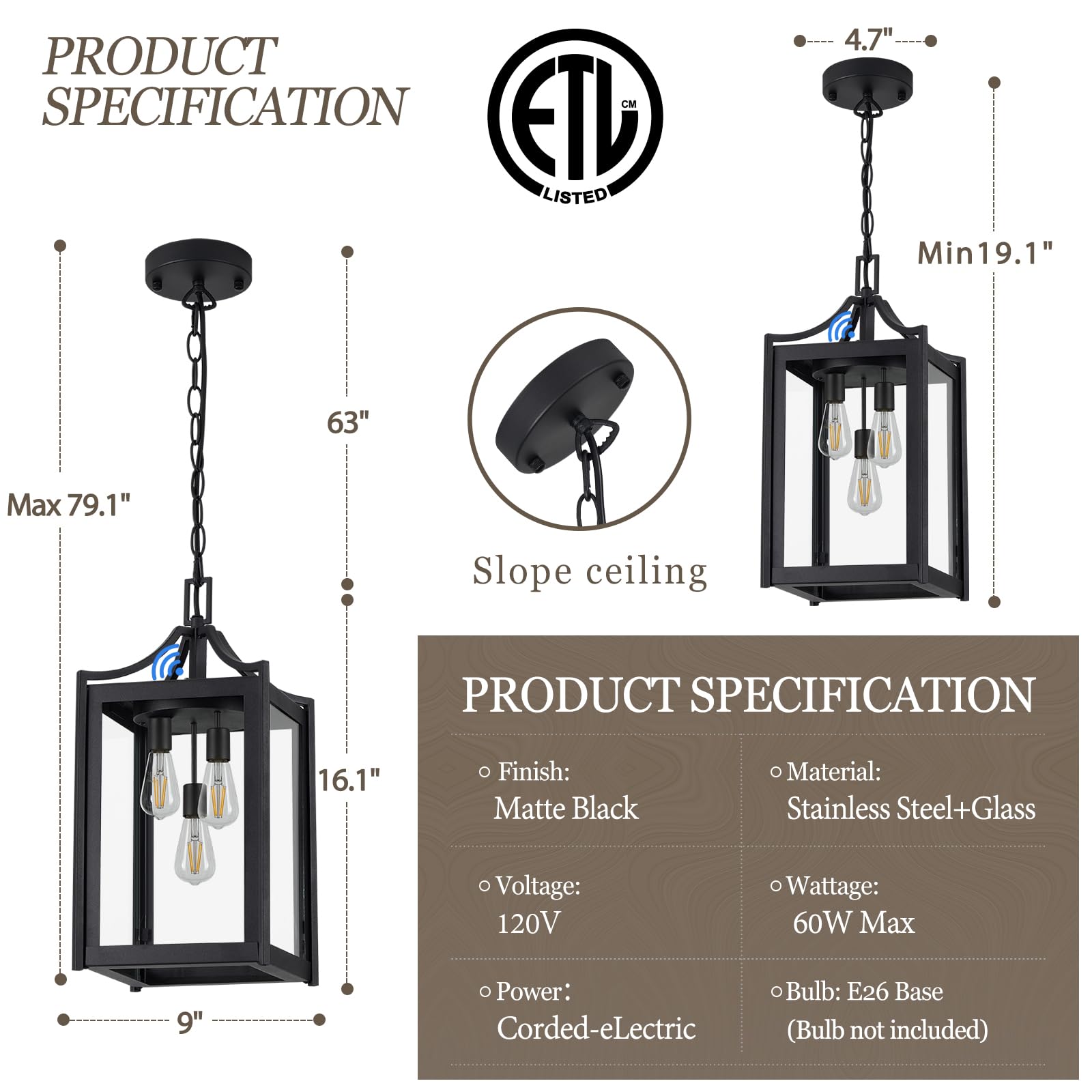Night-lit Osimir porch light creates inviting ambiance at entryways.