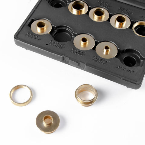 O'SKOOL five-sixteenths bushing delivers consistent guidance for small-diameter routing.