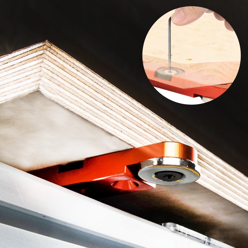 O'SKOOL miter bar works with T-slots and U-slots for versatility