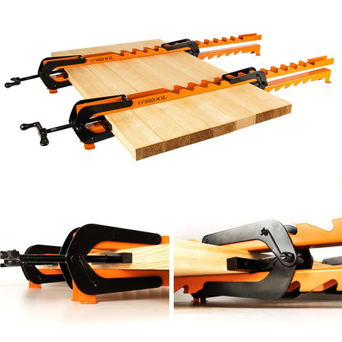 O'SKOOL mounting brackets enable stable clamp setup.