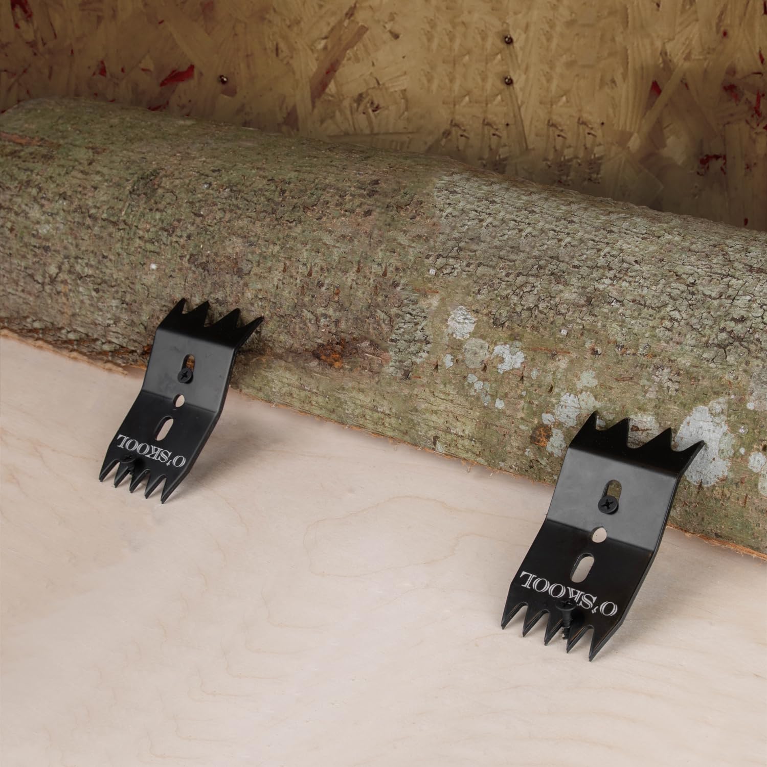 O'SKOOL slab dogs compatible with 1/4 in T-bolts for quick, precise setup