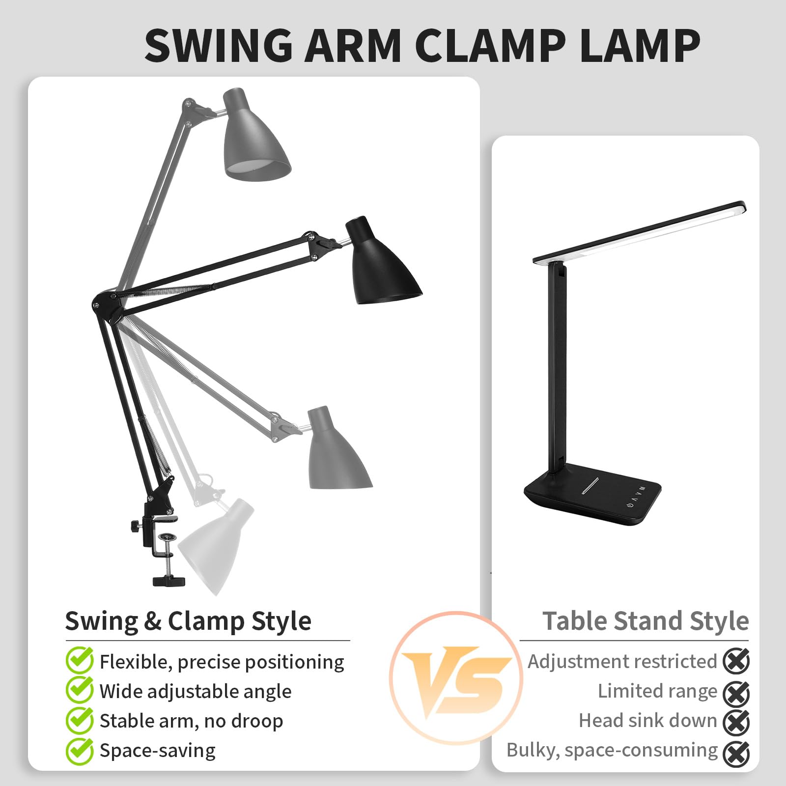 OSORD desk lamp includes timer and memory for convenience