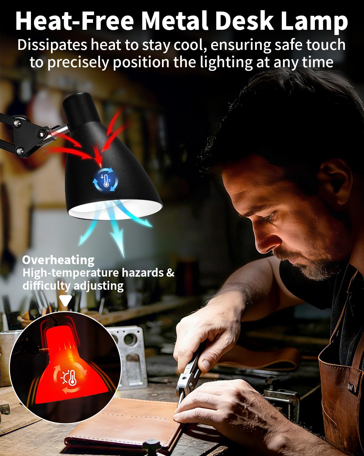 OSORD desk lamp timer and memory feature saves preferred settings