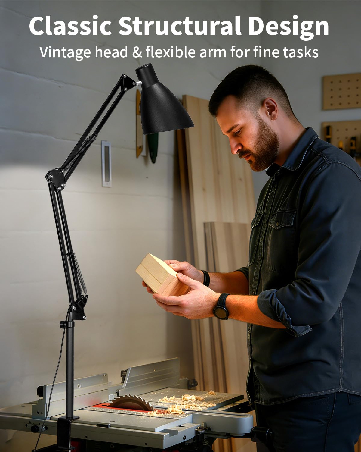 OSORD versatile desk lamp used in home office and studio setups