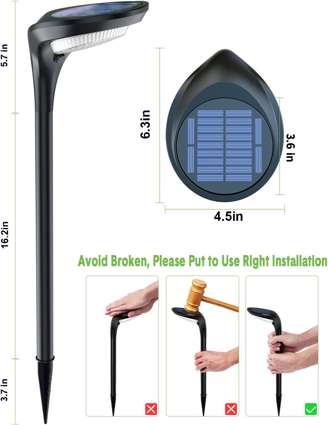 OSORD four-pack ready for lighting walkways, driveways, and yards