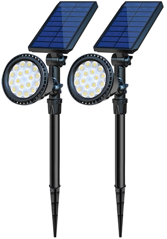 OSORD solar spotlight on flagpole providing nighttime visibility