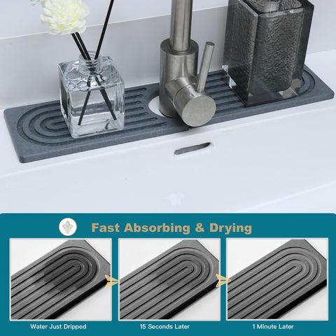 OSOVGO kitchen stone mat complements modern counters and tidy surfaces.