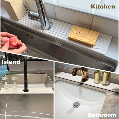 OSOVGO modern kitchen drying mat; stylish and functional.