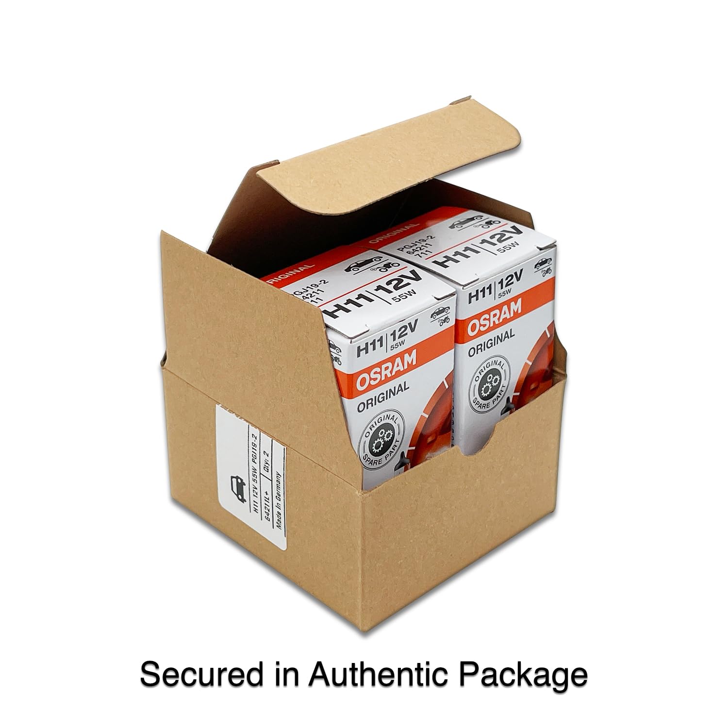 OSRAM H11 64211L+ made in Germany signaling premium engineering