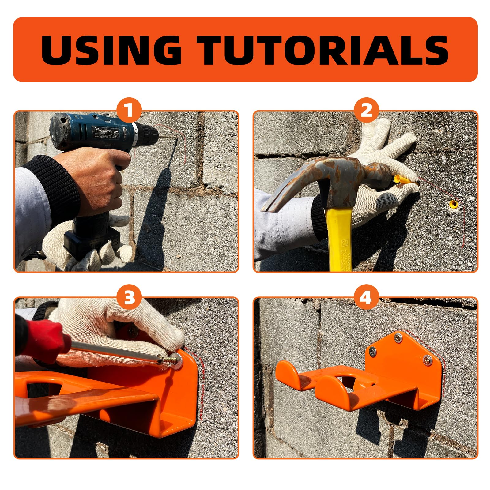 OSROENE Easy installation with studs or walls for flexibility