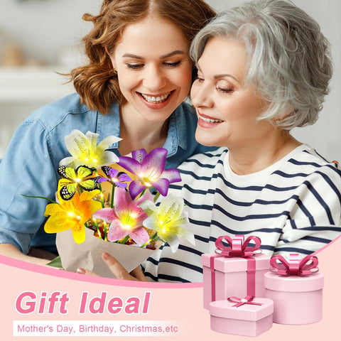 Ostritec gift pack lilies with butterflies for thoughtful gifts