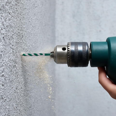 OSTTE four-blade serrated tip for cleaner entry on tile and marble.