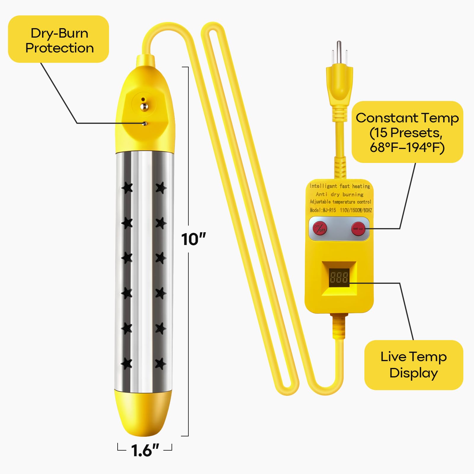 Ostutry portable water heater for home use highlights versatile, practical heating.
