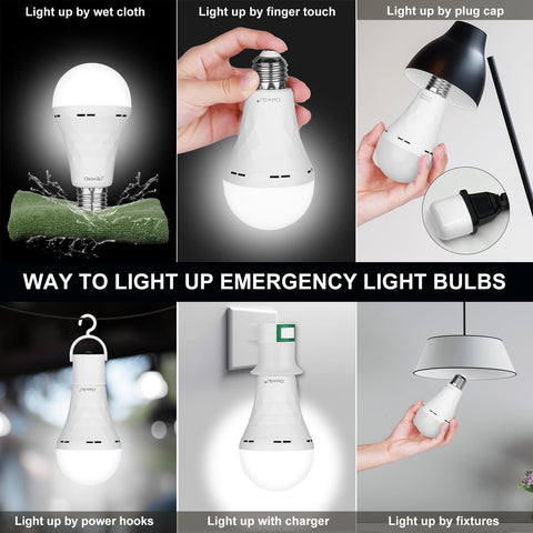 Ostwiki E27 base emergency bulb designed for versatile fixtures and easy replacement.