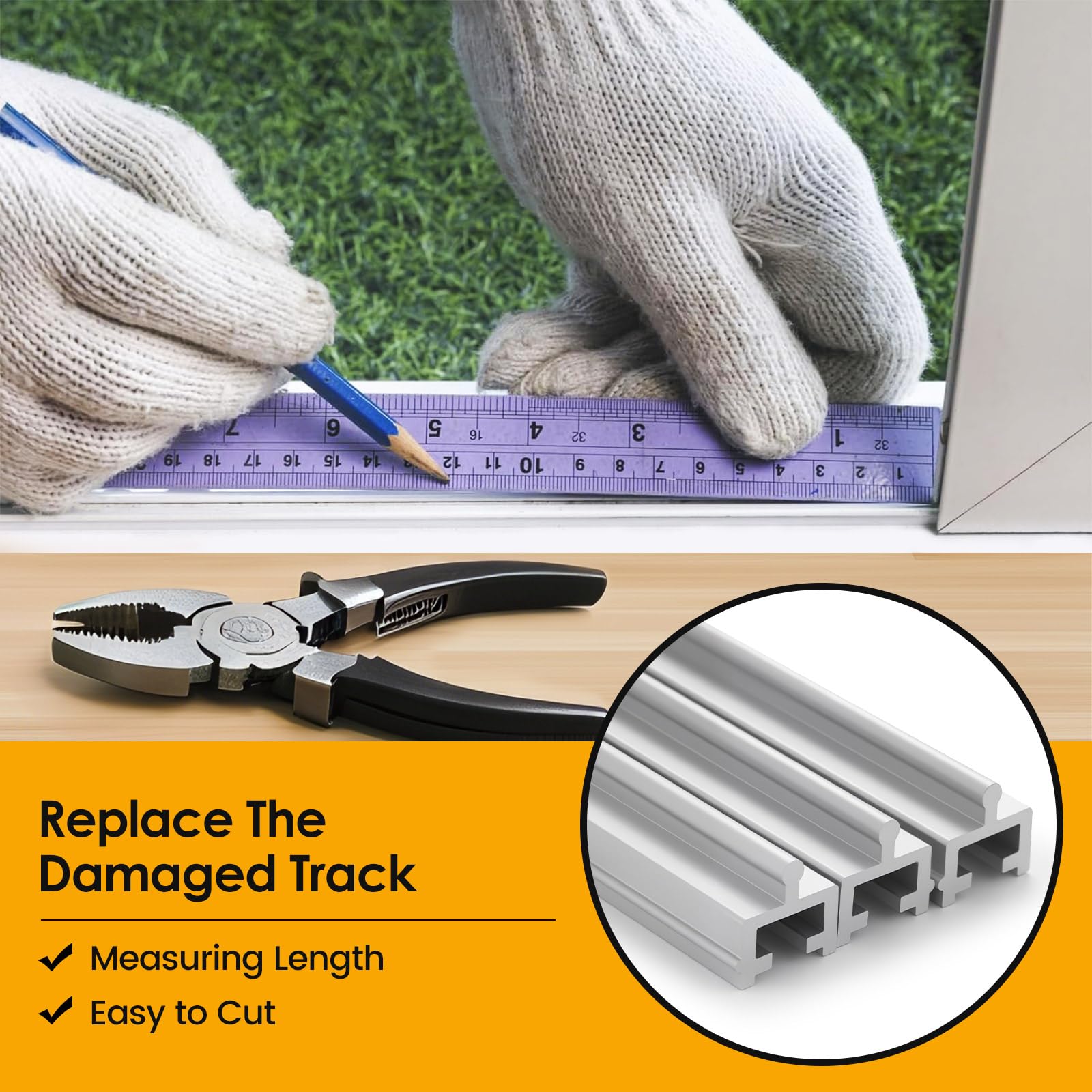 OTIIALOT patio door repair guide visual for easy installation