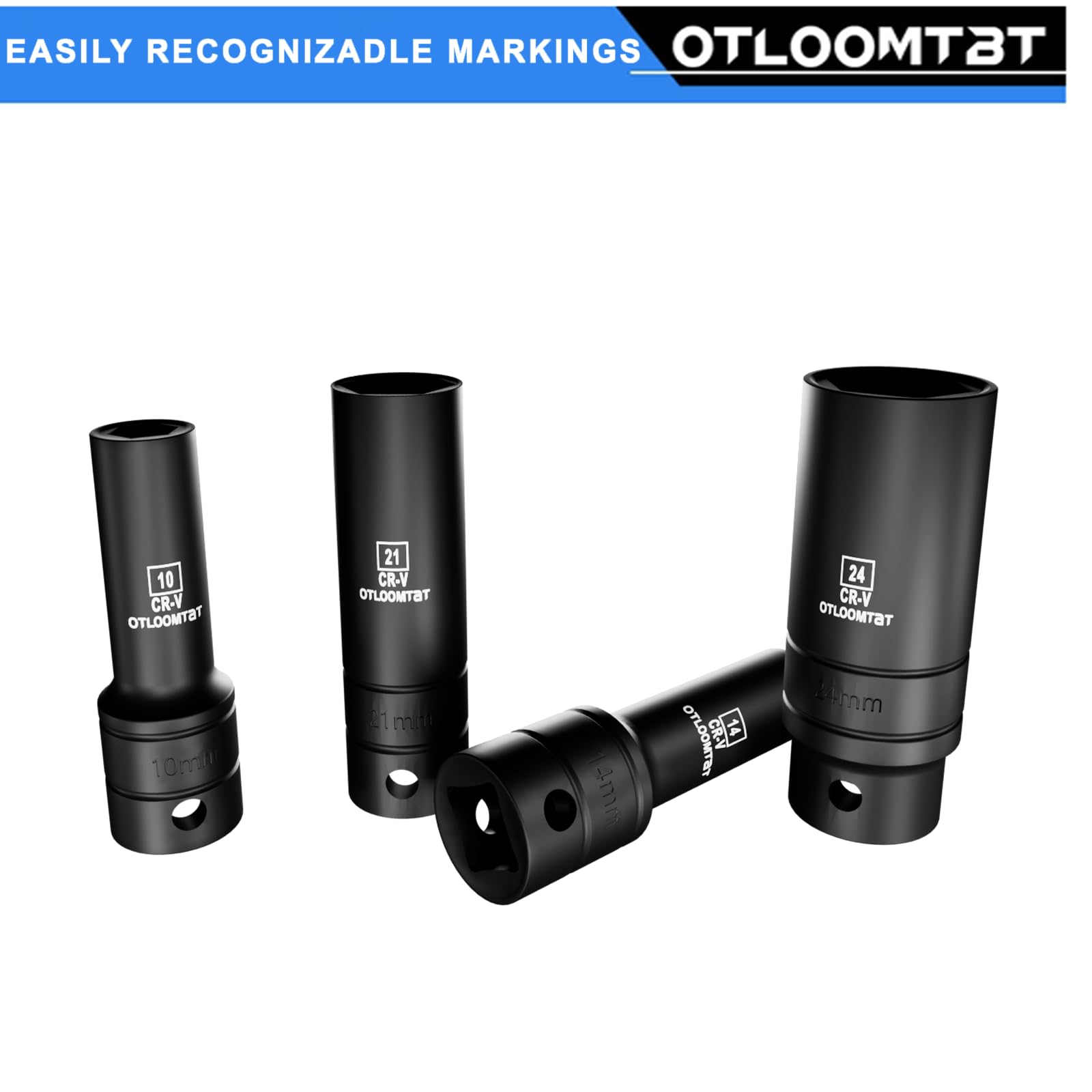 OTLOOMTBT deep 12mm socket with secure grip to prevent rounding