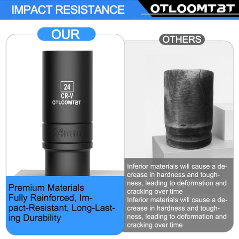 OTLOOMTBT deep 14mm socket designed for tough torque applications