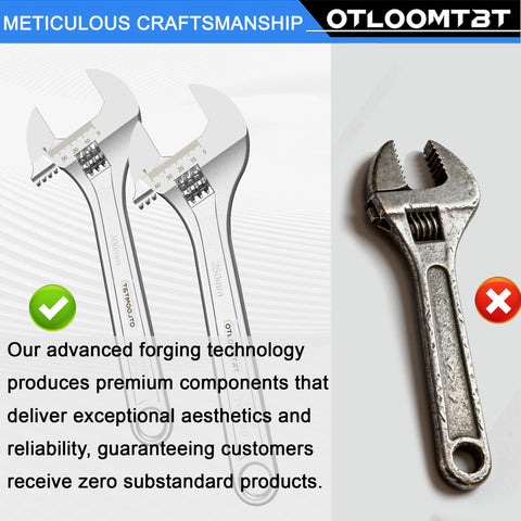 OTLOOMTBT professional-grade wrenches in a shop setup.