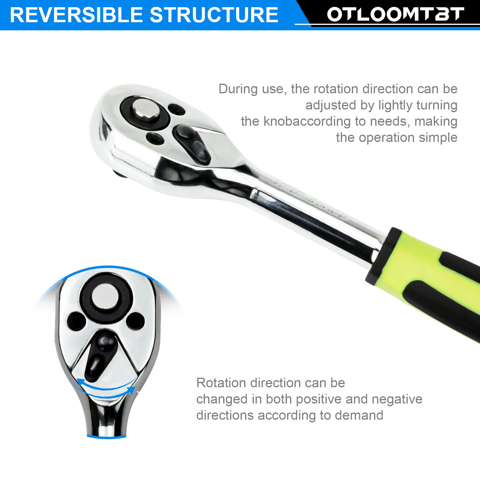 OTLOOMTBT quick-release switch enables fast bit changes