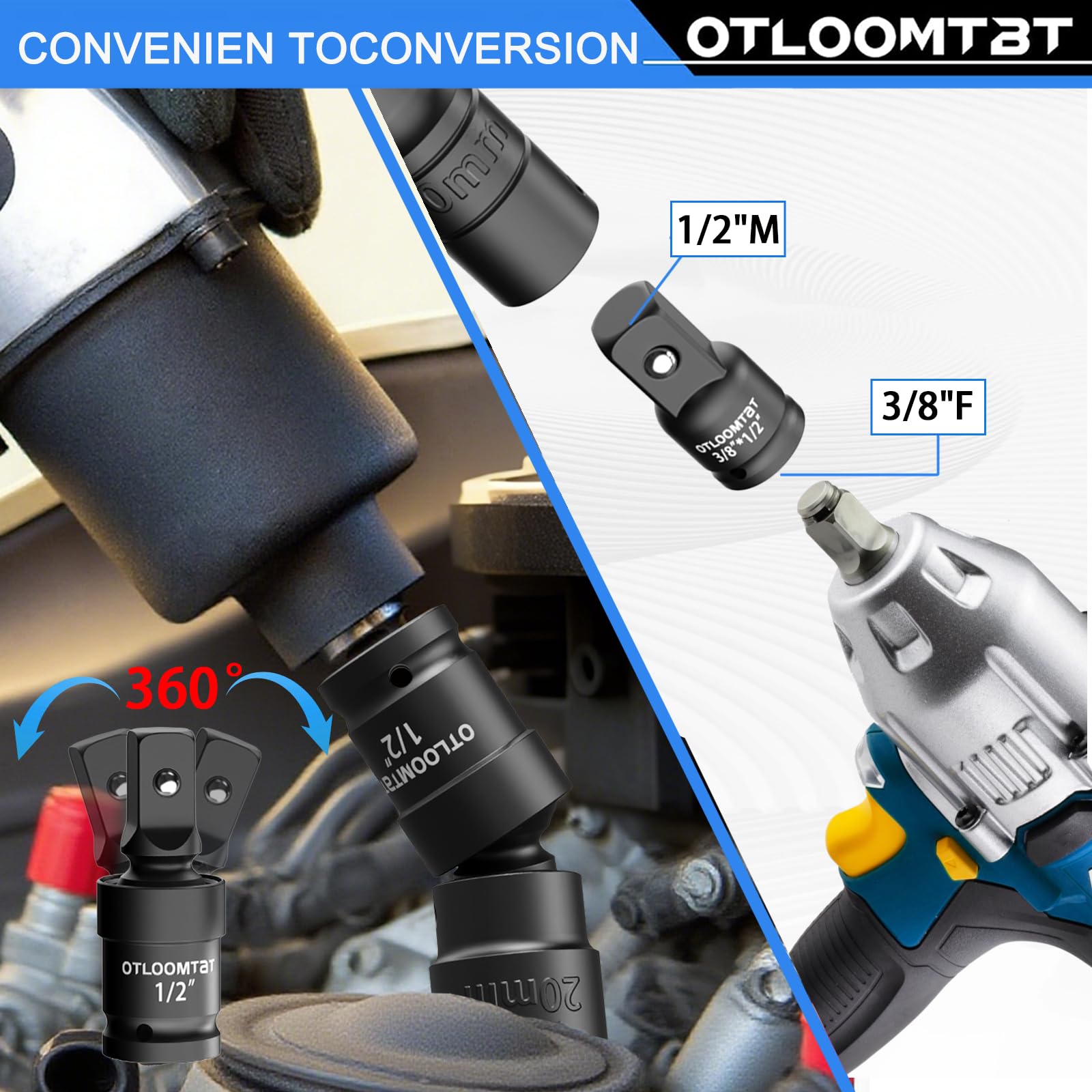 OTLOOMTBT reinforced storage case keeps sockets organized and protected