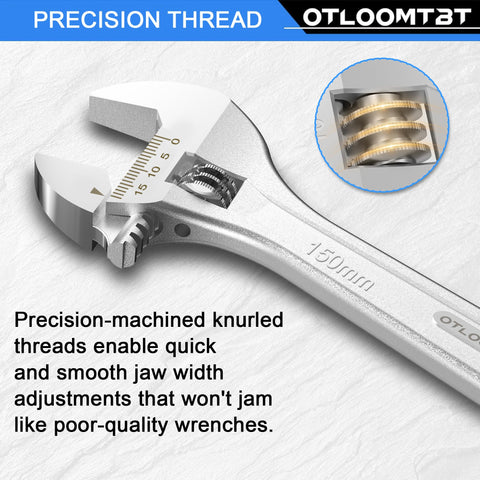 OTLOOMTBT knurled grip provides comfort and slip resistance during use.