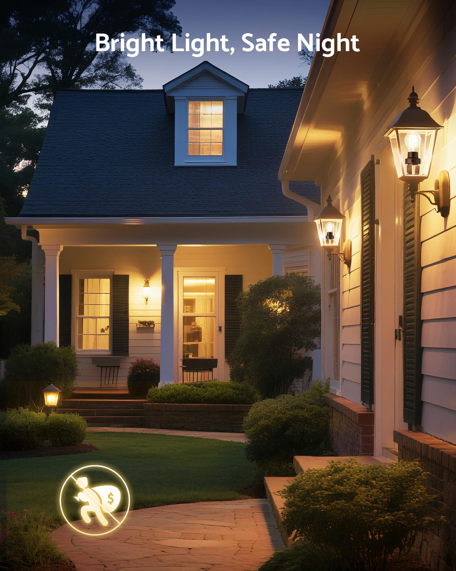 otnofok light sensor socket reliable dusk-to-dawn upgrade for outdoor lighting