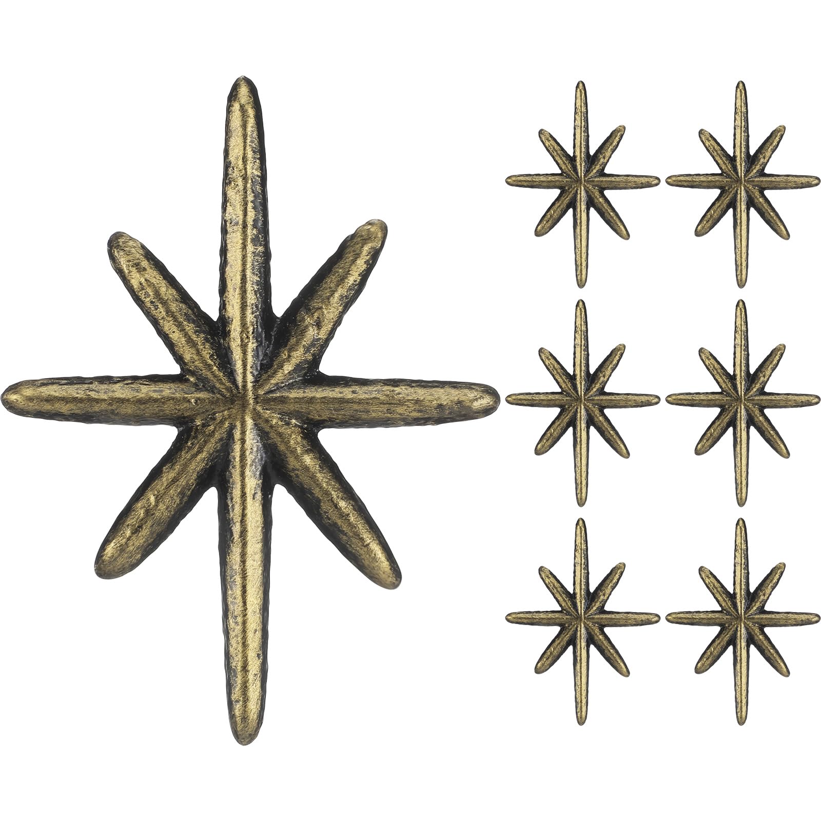Otoolling 6-set antique gold drawer pulls upgrade furniture with rustic charm