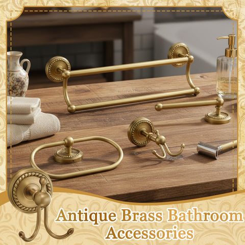 Otoolling durable brass finish resists corrosion for long-lasting use.