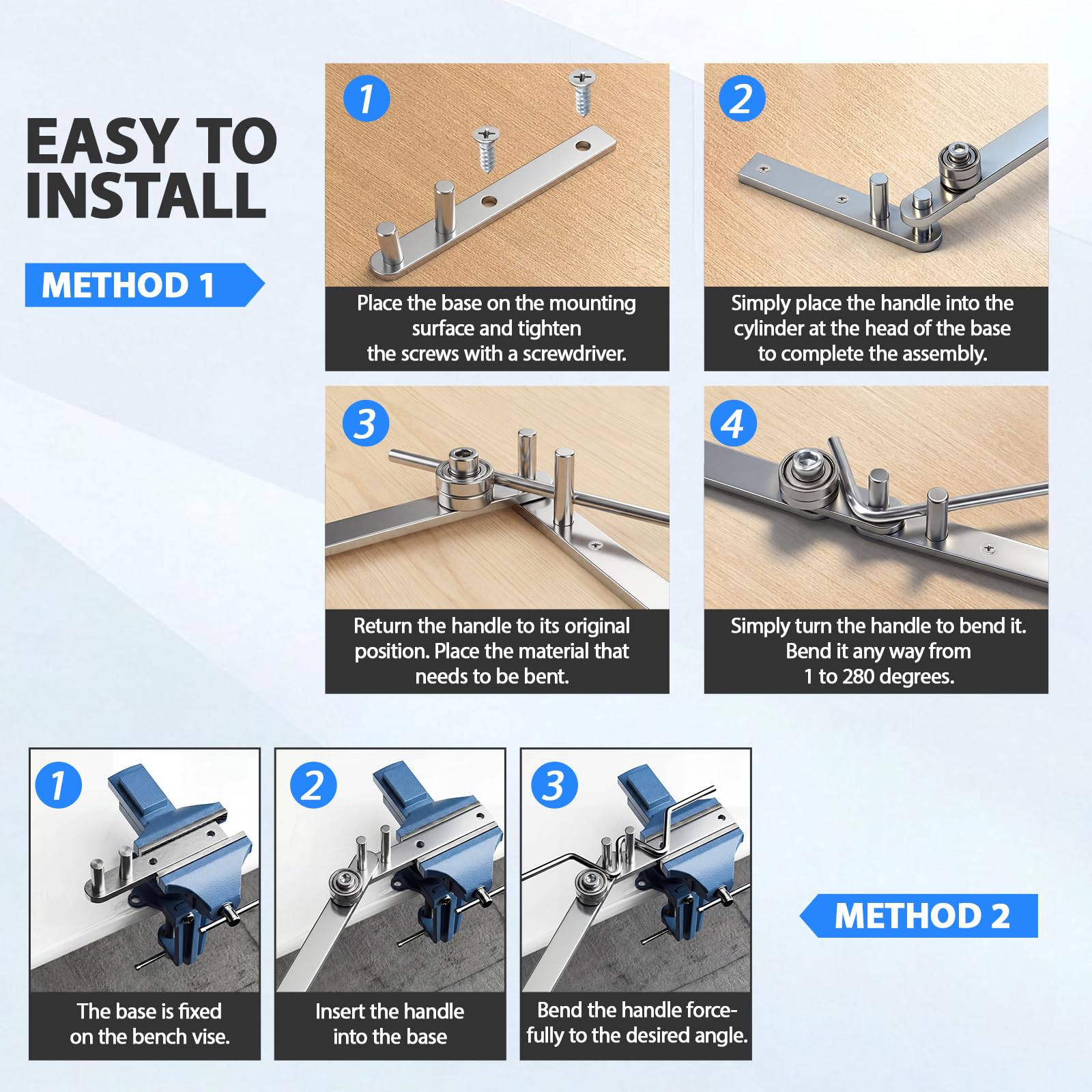 Otoolling carbon steel bender offers long-lasting performance across crafts