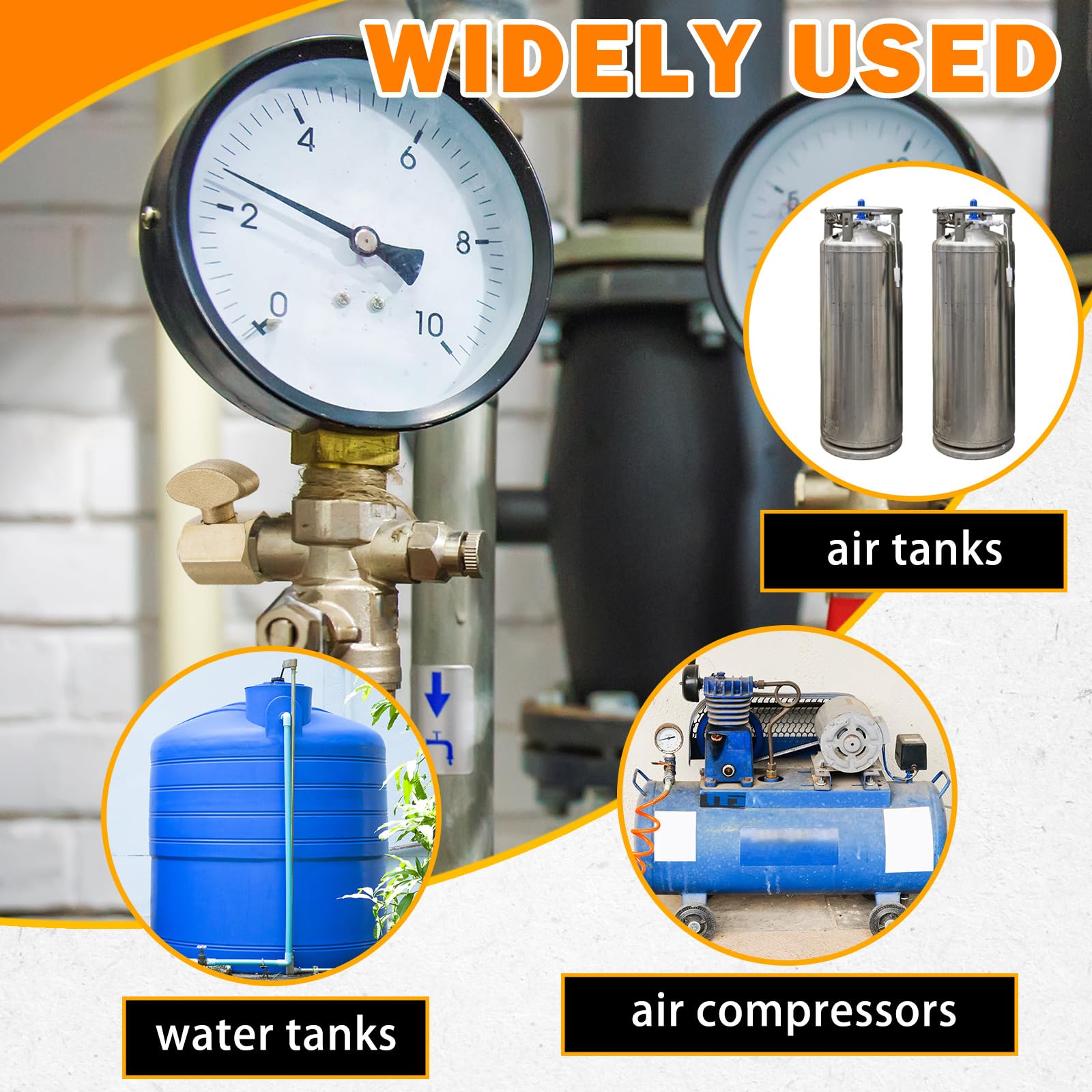 Otoolling brass drain valve helps prevent corrosion in storage tanks.