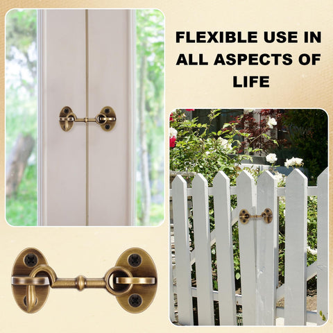 Otoolling garden shed latch brass bronze finish for outdoor storage