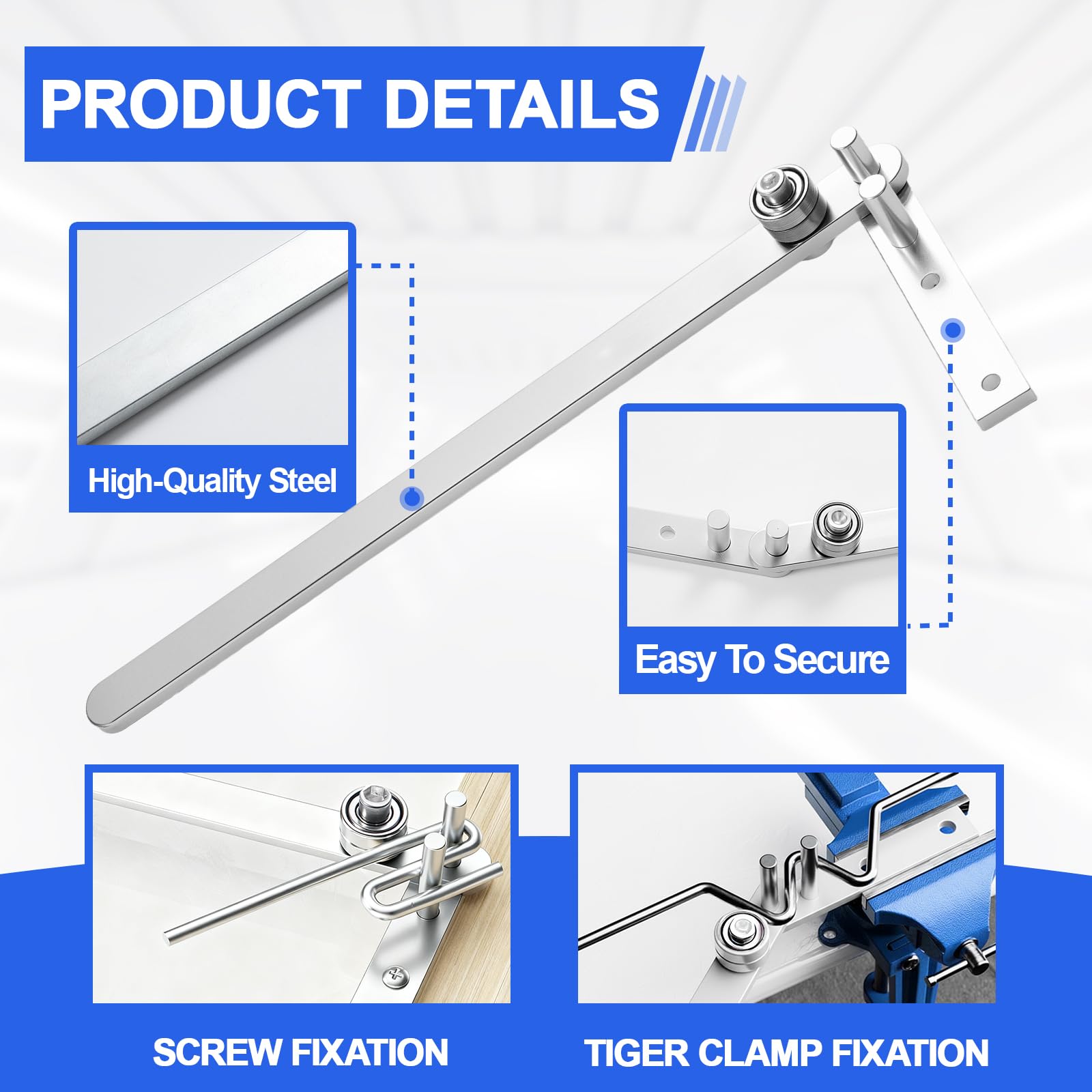 Otoolling wire bender ergonomic design reduces hand strain during projects