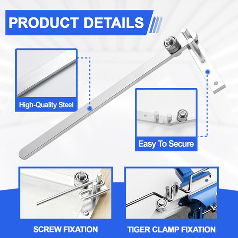 Otoolling wire bender ergonomic design reduces hand strain during projects