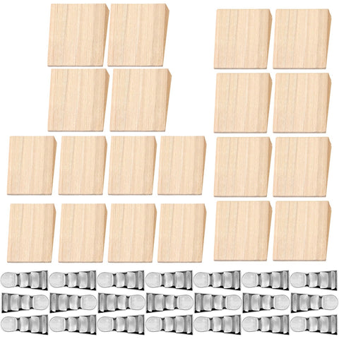 Otoolling wood wedges in four sizes for secure tool head fitting
