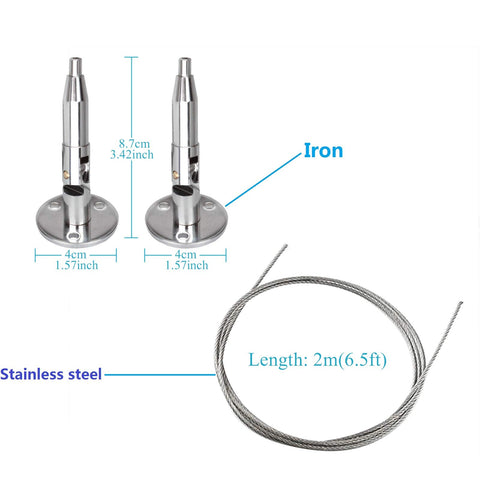 OTTFF hinge enables angle changes for flexible hanging layouts.