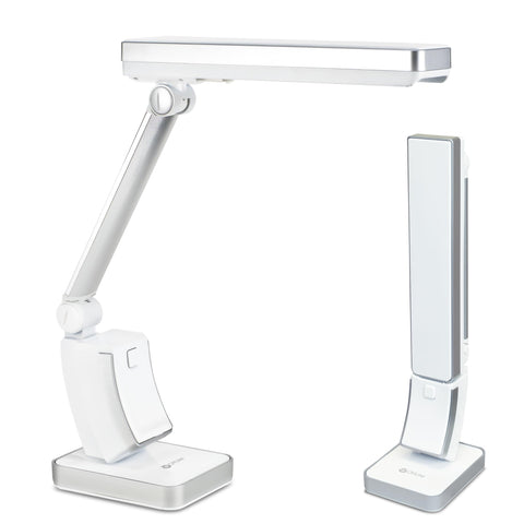 OttLite 13W Slimline Desk Lamp folded for space-saving storage and quick setup